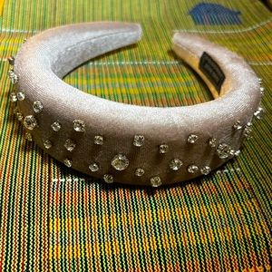 Jumbo Embellished Headband Champagne